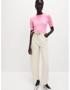 Marks & Spencer Pulover slim fit cu striatii - Roz pastel