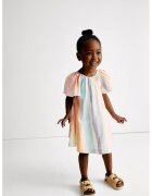 Marks & Spencer Rochie lejera colorblock - Alb/Portocaliu/Turcoaz