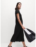 Marks & Spencer Rochie-tricou midi cu decolteu la baza gatului - Negru