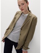 Marks & Spencer Sacou cu buzunare cu refilet - Grej