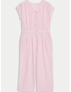 Marks & Spencer Salopeta lunga de bumbac - Roz pal