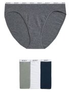 Marks & Spencer Set de chiloti din amestec de bumbac - 4 perechi - Gri inchis melange
