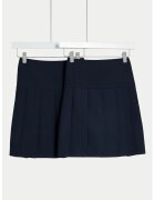Marks & Spencer Set de fuste cu pliuri - 2 piese - Bleumarin