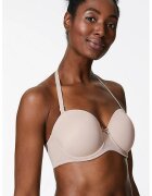 Marks & Spencer Set de sutiene cu bretele multifunctionale - 2 piese - Negru/Roz piersica