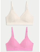 Marks & Spencer Set de sutiene - pentru gravide - 2 Piese - Roz/Crem