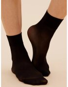 Marks & Spencer Sosete ciorapi scurti 10 DEN - 4 perechi - Negru