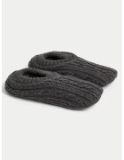 Marks & Spencer Sosete foarte scurte cu model torsade - Gri inchis melange