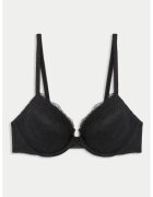 Marks & Spencer Sutien cu bretele ajustabile si decolteu adanc - Negru