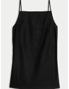 Marks & Spencer Top din amestec de in - Negru
