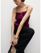 Marks & Spencer Top uni cu bretele subtiri - Violet tyrian