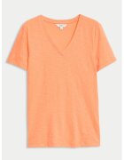 Marks & Spencer Tricou cu decolteu in V - Portocaliu deschis