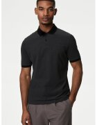 Marks & Spencer Tricou polo cu garnituri contrastante - Gri antracit
