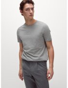 Marks & Spencer Tricou regular fit cu decolteu la baza gatului - Gri melange