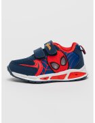 Marvel Pantofi sport cu LED Spiderman - Rosu/Bleumarin