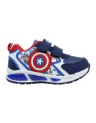 Marvel Pantofi sport cu velcro Captain America - Albastru inchis/Rosu vermillion