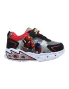 Marvel Pantofi sport cu velcro si imprimeu Spiderman - Negru/Rosu vermillion/Gri inchis