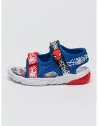 Marvel Sandale cu LED Spiderman - Rosu/Alb/Albastru royal