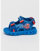 Marvel Sandale cu LED Spiderman - Rosu/Albastru royal