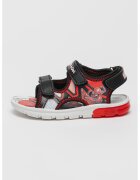 Marvel Sandale cu velcro si lumini Spider-man - Rosu/Alb/Negru