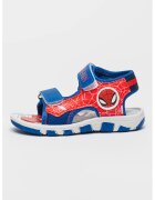Marvel Sandale cu velcro Spiderman - Rosu/Alb/Albastru royal