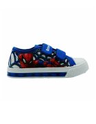Marvel Tenisi cu velcro si LED - Rosu/Alb/Albastru royal