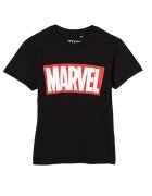 Marvel Tricou pentru copii - Bumbac - 8 ani - Negru - 128cm