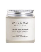 MARY&MAY Masca wash-off cu extract de lamaie si niacinamide - 125g - Mary and May