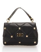 Massimo Castelli Geanta crossbody de piele cu tinte - Negru - 18 x 26 x 8 cm