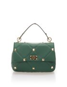 Massimo Castelli Geanta crossbody - de piele cu tinte - Verde