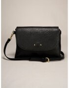 Massimo Castelli Geanta crossbody de piele - Negru