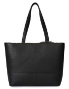 Massimo Castelli Geanta shopper din piele cu model uni - Negru