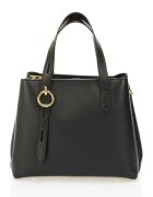 Massimo Castelli Geanta tote din piele - Negru