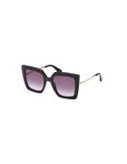 Max Mara Ochelari de soare cat-eye supradimensionati Design 4 - Auriu/Negru