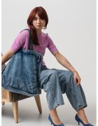 Max&Co Blugi cu croiala ampla - Albastru deschis