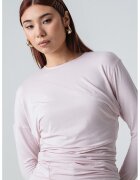 Max&Co Bluza cu volane Loira - Roz pastel