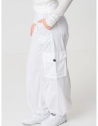Max&Co Pantaloni cargo cu terminatie ajustabila - Alb