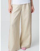 Max&Co Pantaloni drepti cu talie medie - Bej