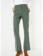 Max&Co Pantaloni evazati cu talie medie Yser - Verde sparanghel