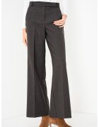 Max&Co Pantaloni evazati din amestec de lana Vacanze - Gri antracit
