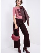 Max&Co Pulover cu maneci medii Noel - Violet prafuit