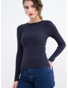 Max&Co Pulover slim fit de lana Osanna - Bleumarin