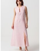 Max&Co Rochie de in cu decolteu in V si slituri laterale - Roz deschis