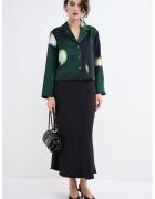 Max&Co Sacou cu model si maneci lungi - Verde/Bleumarin