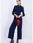 Max&Co Saloipeta maxi din amestec de lana cu o curea Canneto - Albastru ultramarin