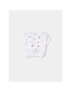 Mayoral Bluza copii - 13058 - Alb - Bumbac