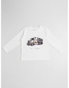 Mayoral Bluza cu imprimeu grafic - Alb/Negru stins