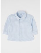 Mayoral Camasa din amestec de in - Alb/Albastru pastel