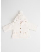 Mayoral Cardigan tricotat cu nasturi - Alb murdar