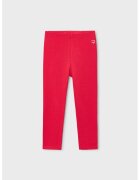 Mayoral Colanti din amestec de bumbac cu talie elastica - Rosu vermillion