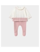 Mayoral Compleu copii - 1587 94 bumbac - Alb/Roz